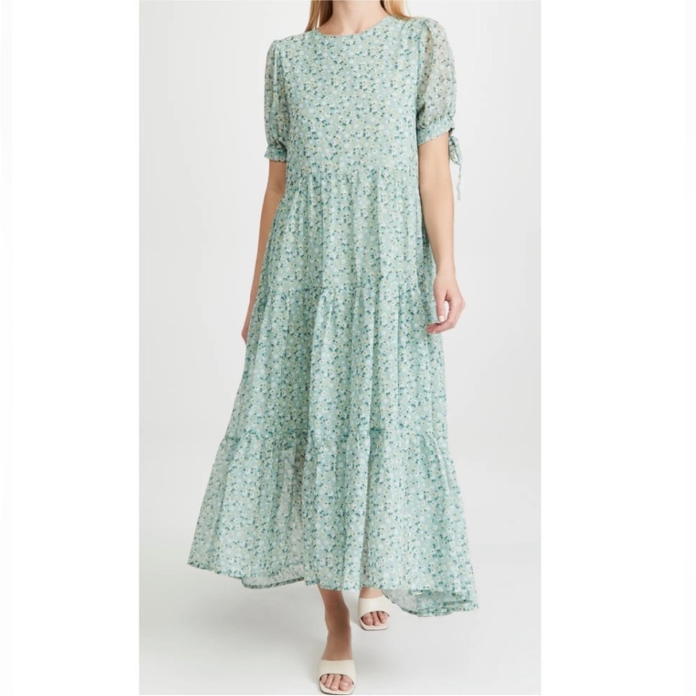 Sister Jane Rival Floral Tiered Maxi Dress size Large